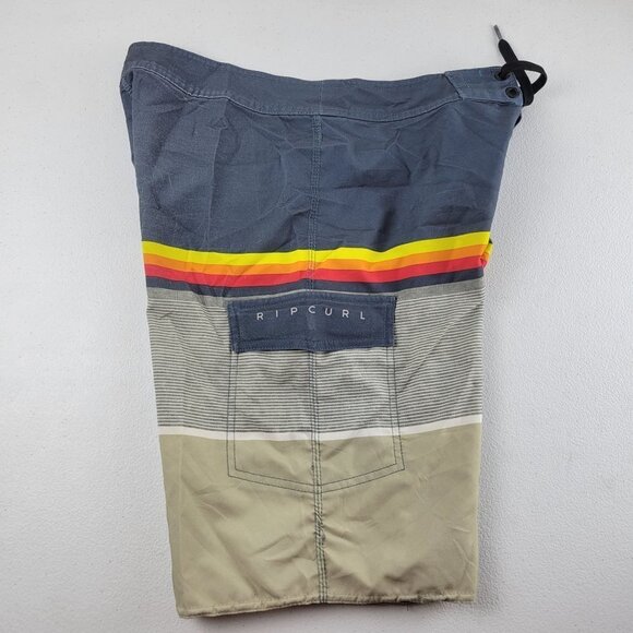 Rip Curl Mirage Boardshorts Stripe Stretch Colorblock Hybrid Swim Trunks 29 Mens - Picture 5 of 11